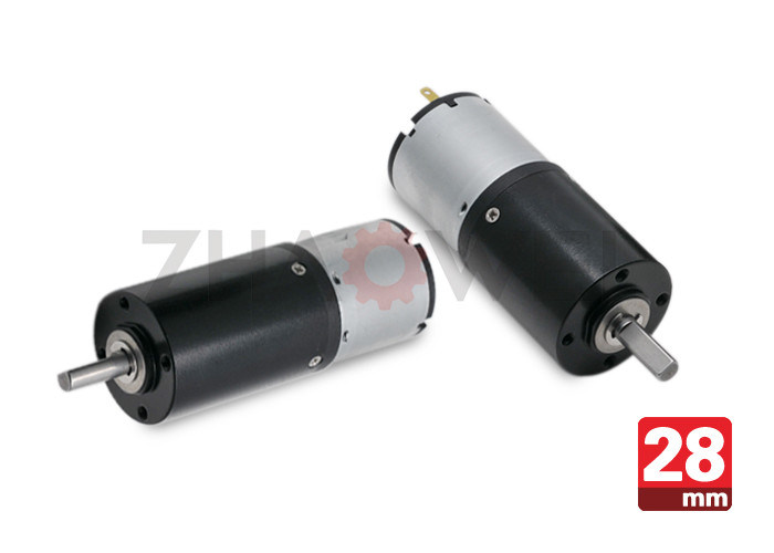 24v Planet Fircali Dc Elektrik Motoru Uc Kademeli Yuksek Torklu